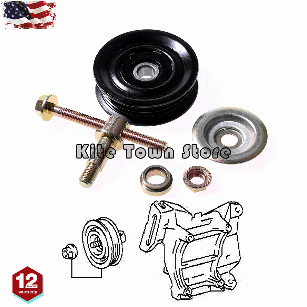 Belt sale idler pulley