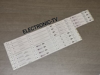 Lot De 8 Barrettes LED Rétroéclairage Pour TV Thomson 49UC6406 - Neuf D'origine