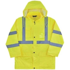 Ergodyne GloWear 8366 Hi-Vis Rain Jacket Type R Class 3 - XLarge, new