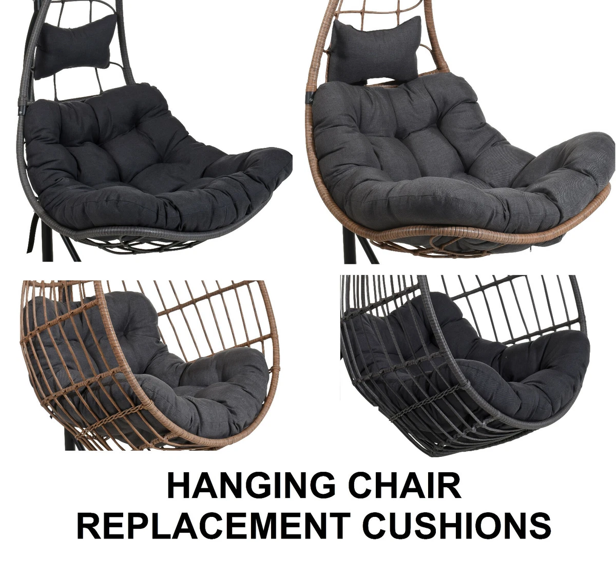 Rattan egg chair replacement cheap cushions