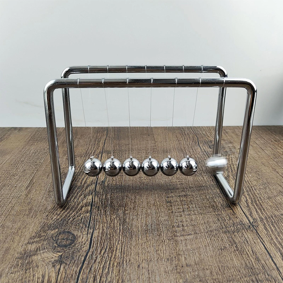 Newton s Cradle Steel Balance Pendulum Balls Physics Science Desk