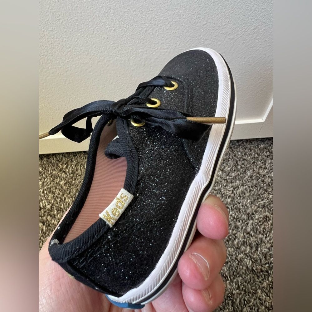 Kate Spade x Keds Champion Glitter Black Sneakers Toddler Shoes Size 6 thumbnail 14