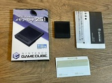 Official Nintendo Boxed GameCube Memory Card 59 Clear Black limited DOL-008