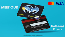 GothCard Cover  Credit Card Skin  Credit Card Sticker