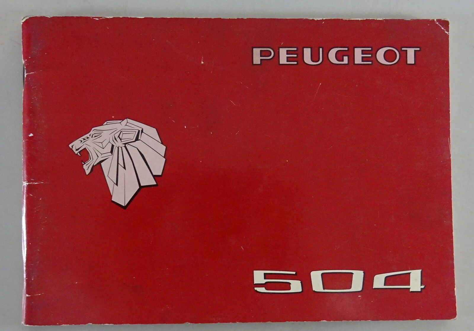 Operating Instructions / Manual Peugeot 504 Stand 07/1976