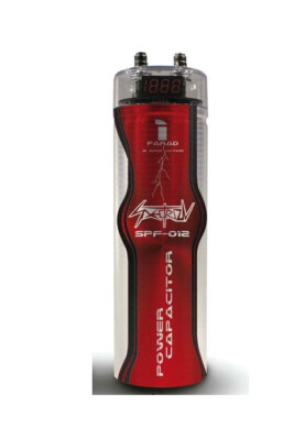 SPECTRON SPF-01Z Cap 1F w. LED-Display Powercap 1 Farad Kondensator für Auto