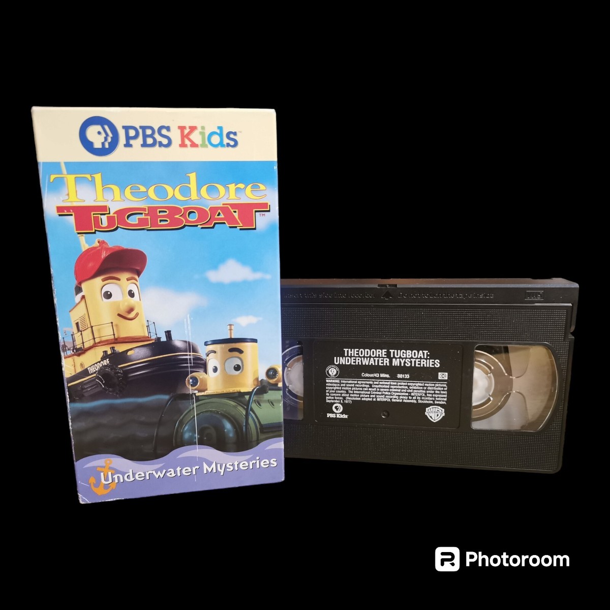 PBS Kids Theodore Tugboat - Underwater Mysteries (VHS, 2000