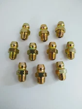1/4"-28 THREAD FORMING Straight Grease, Zerk, Nipple, Fittings 10 Pcs.