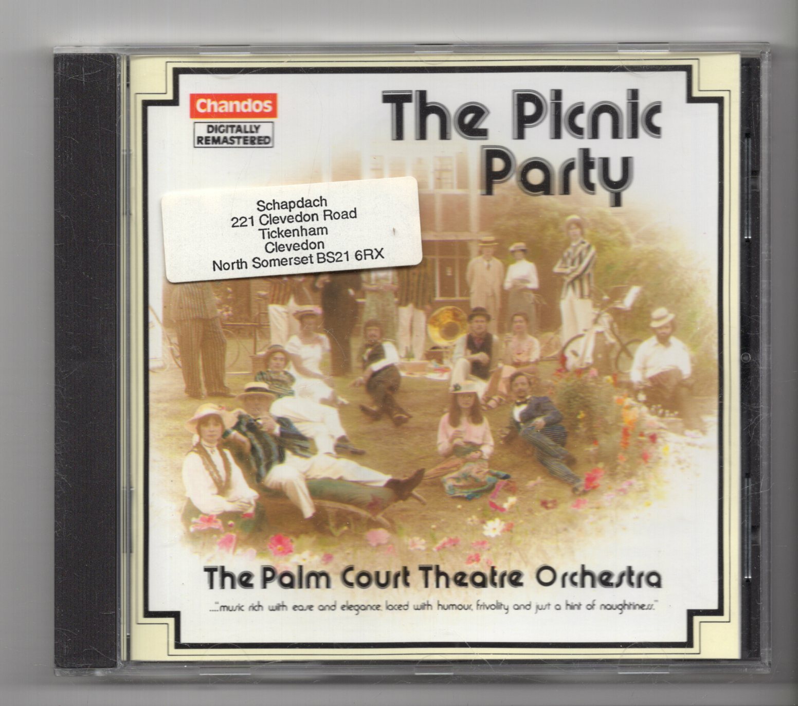 (JU918) The Palm Court Theatre Orchestra, The Picnic Party - 1985 CD
