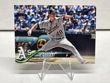 2018 Topps Update Series Card #US283 Daniel Gossett RC Oakland Athletics