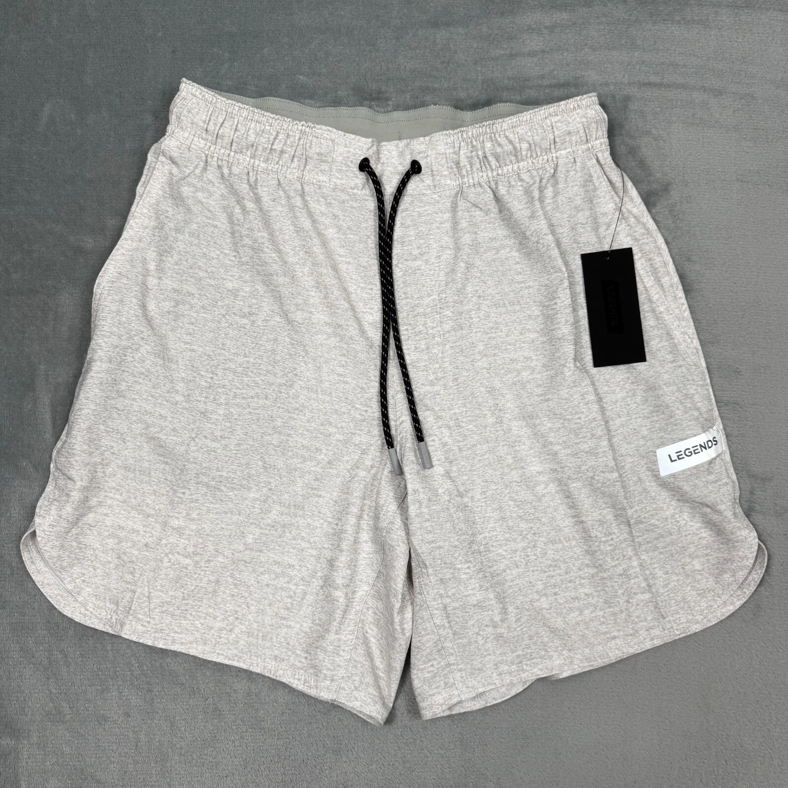 Legends Luka 7" Linerless Gym Training Running Shorts Storm Heather Men's NEW