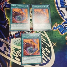 Yugioh! Fusion Substitute x3 LDK2-ENK31 Playset NEW Unlimited NM/M