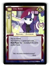 2014 Hasbro My Little Pony Trading Card Game #135 C Chic Beret