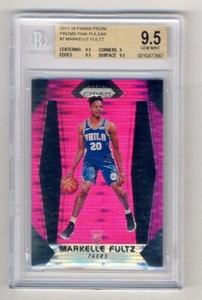MARKELLE FULTZ 2017-18 PANINI PRIZM PINK PULSAR ROOKIE RC 24/42 BGS 9.5 GEM MINT