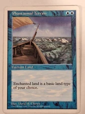 Phantasmal Terrain - 5th Edition Core Set - Magic the Gathering MTG Nice!