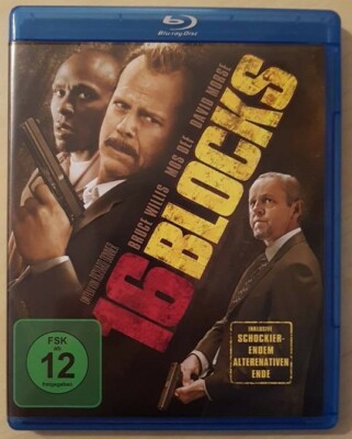 16 Blocks (2007 Blu-Ray) Bruce Willis, David Morse, Mos Def, Cylk Cozart