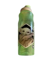 BABY YODA GREEN ZAK! TUMBLER STAR-WARS POP TOP  WATER BOTTLE DRINKING CUP NWOT