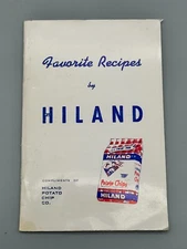 Favorite Recipes by HILAND Potato Chips Des Moines Davenport Iowa IA Pamphlet!