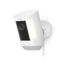 Ring Spotlight Cam Pro, Plug-In  3D Motion Detection, Two-Way Talk with Audio ,
