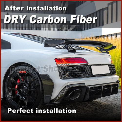 Alerón de techo de carbono para Audi R8 V10 GT Coupe 20-24 TT DRY alerón trasero alerón trasero - Imagen 4 de 11