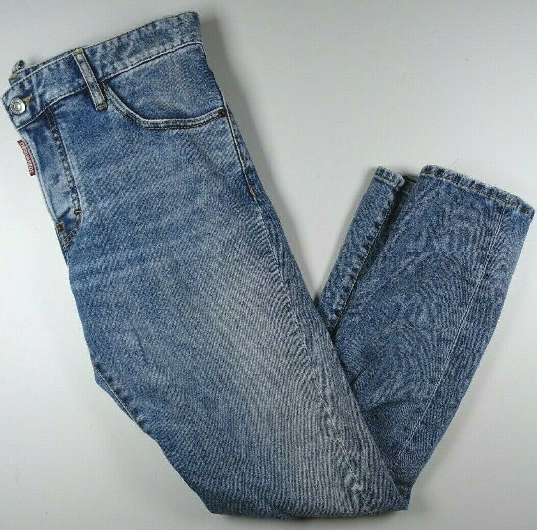 DSQUARED2 Sexy Twist Jean Arcticaten Blue Pants NEW 32x30 MSRP $530