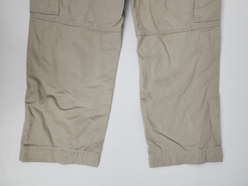 Harley Davidson Cargo Pants Mens Size 40x29 Beige Motorcycle Biker Logo Pockets - Picture 8 of 12