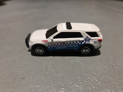 Custom Matchbox Ford Interceptor Utility Chicago Police Car New