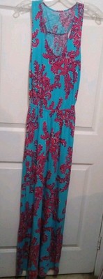 Lilly Pulitzer Women's  Mills Reef Racer Back Maxi Dress Size X-Small