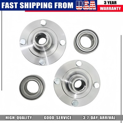 LH+RH Front 4 Lug w/ Bearing Wheel Hub Kit Fit 00-06 Nissan Sentra FWD 1.8L 2.0L