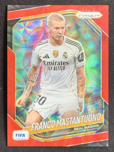 Franco Mastantuono 2025-26 Panini Prizm FIFA Choice Red Base 02/88 #194