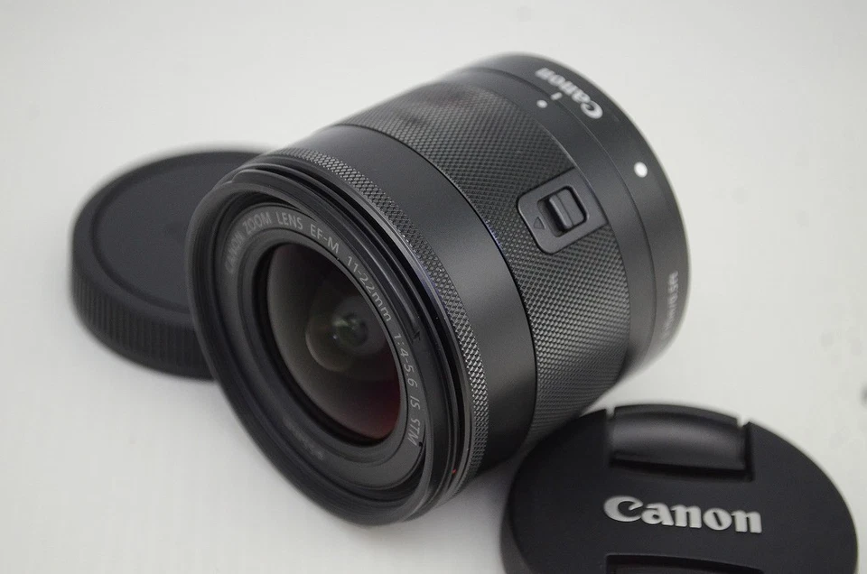 Canon EF-M 11-22mm F4-5.6 IS STM AF Lens for EOS M Mount w/ Hood #251021f - Image 2 of 4