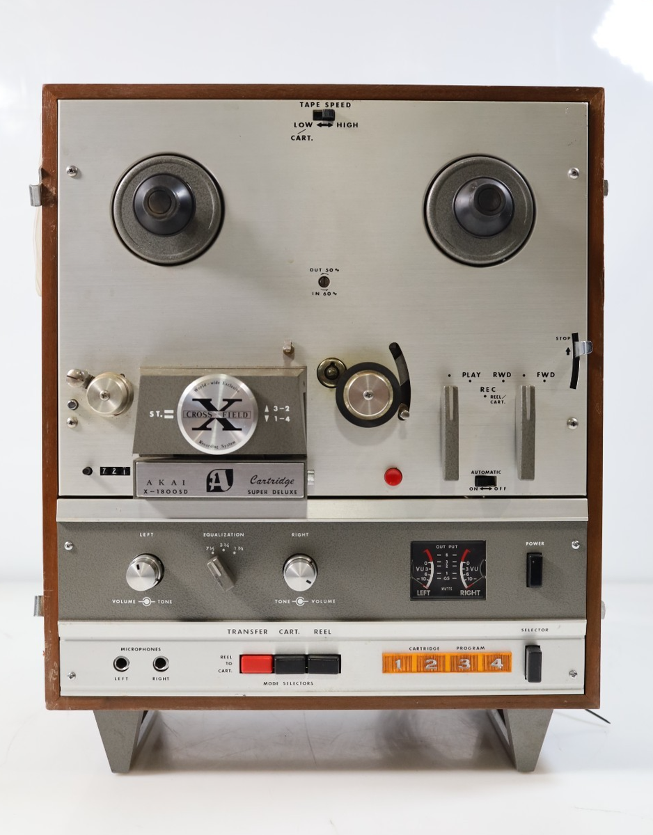 Akai X-1800SD Cross Field Reel to Reel 8 Track Tape Recorder | eBay