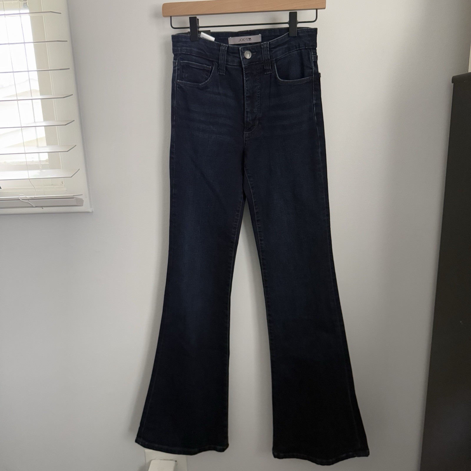 Joe’s Jeans 24 NEW High Rise Flare Jeans Veles Dark Wash Retro 70s Inspired