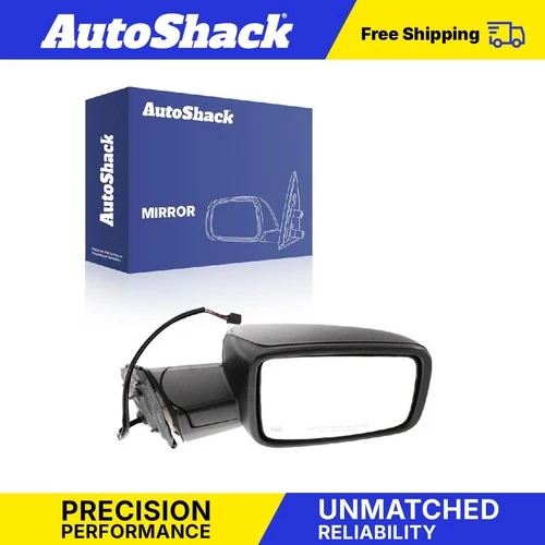 Side View Mirror Power Heated Black Passenger Side for 2011-2012 Ram 1500