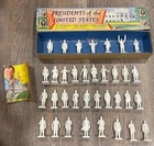 Louis Marx & Co Presidents of the United States Figures - 1st to 33rd + 2 more!