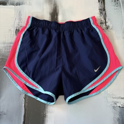 Nike Dri-FIT Tempo Running Shorts Women'sSmall Navy Pink Blue