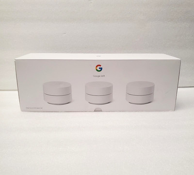 Google Wifi AC1200 Mesh Wi-Fi System 3 Pack Model GJ2CQ  Open Box