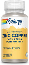 Zinc Copper Amino Acid Chelate - Immune Support Supplement W/Chelated Zinc 50Mg