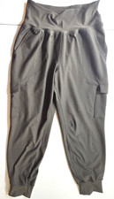 Old Navy Active Leggings Women's M Dark Gray Powersoft High Rise Jogger Go Dry