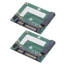 2PC mSATA SSD to 2.5'' SATA 6.0 Gps Adapter Converter Card Module Board Pad Pcie