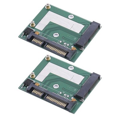 2PC mSATA SSD to 2.5'' SATA 6.0 Gps Adapter Converter Card Module Board Pad Pcie