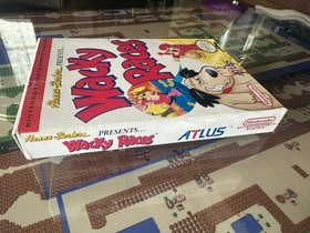 NES Nintendo Wacky Races CIB Complete in Box GENUINE AUTHENTIC TESTED RARE!!!