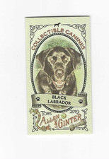 2019 TOPPS ALLEN & GINTER COLLECTIBLE CANINES BLACK LABRADOR
