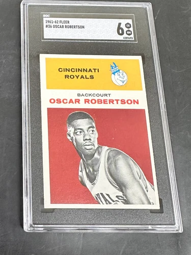 1961 Fleer #36 Oscar Robertson HOF RC SGC 6 Ex-Nr Mint Sharp Card!