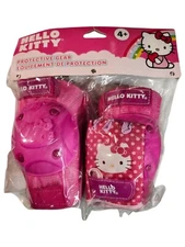 Hello Kitty Protective Gear Knee + Elbow pads set w/ gloves Child age 4+ pink