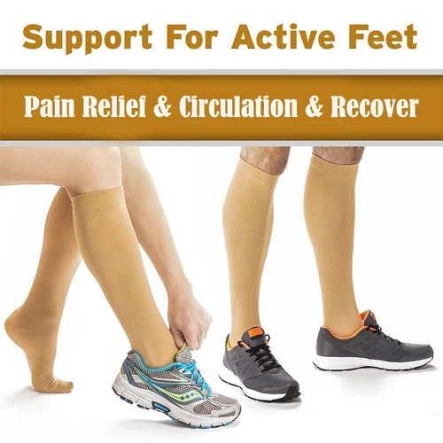 Hot Neuropathy Socks For Women and Men, 6 Pairs Soothe Compression Socks Relief - Picture 7 of 15