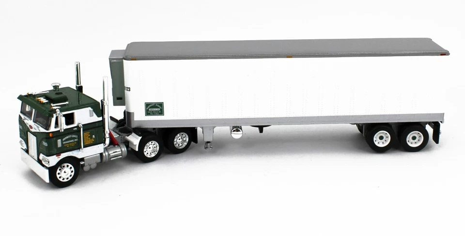 2023 DCP 1:64 *MIDWEST COAST TRANSPORT* Peterbilt 352 COE 86" w/REEFER Trailer - Image 2 of 4