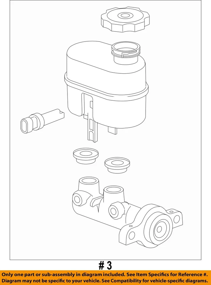 Cilindro maestro de freno usado se adapta a: camioneta Chevrolet Express 2500 2008 sin freno activo Foto 4 de 4