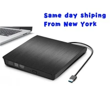 US Drive Disc Player External DVD Burner CD RW Writer Laptop Desktop USB 3.0