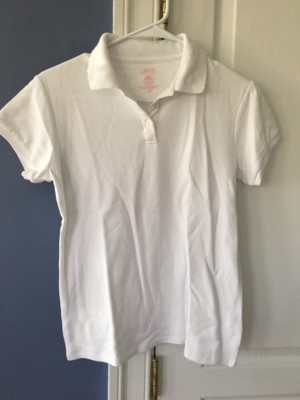 Girls Polo White Size XL Excellent